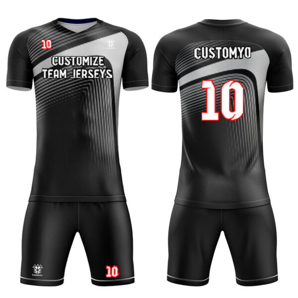 Custom Soccer Team Jerseys kits Full Sublimated Team name Player Names,Logo and Numbers  120