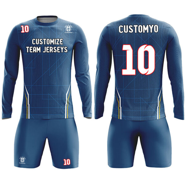 Custom Soccer Goalie Jersey Full Sublimated Club goalkeeper Uniform set Make Your Team Training Jerseys with name, number and logo838